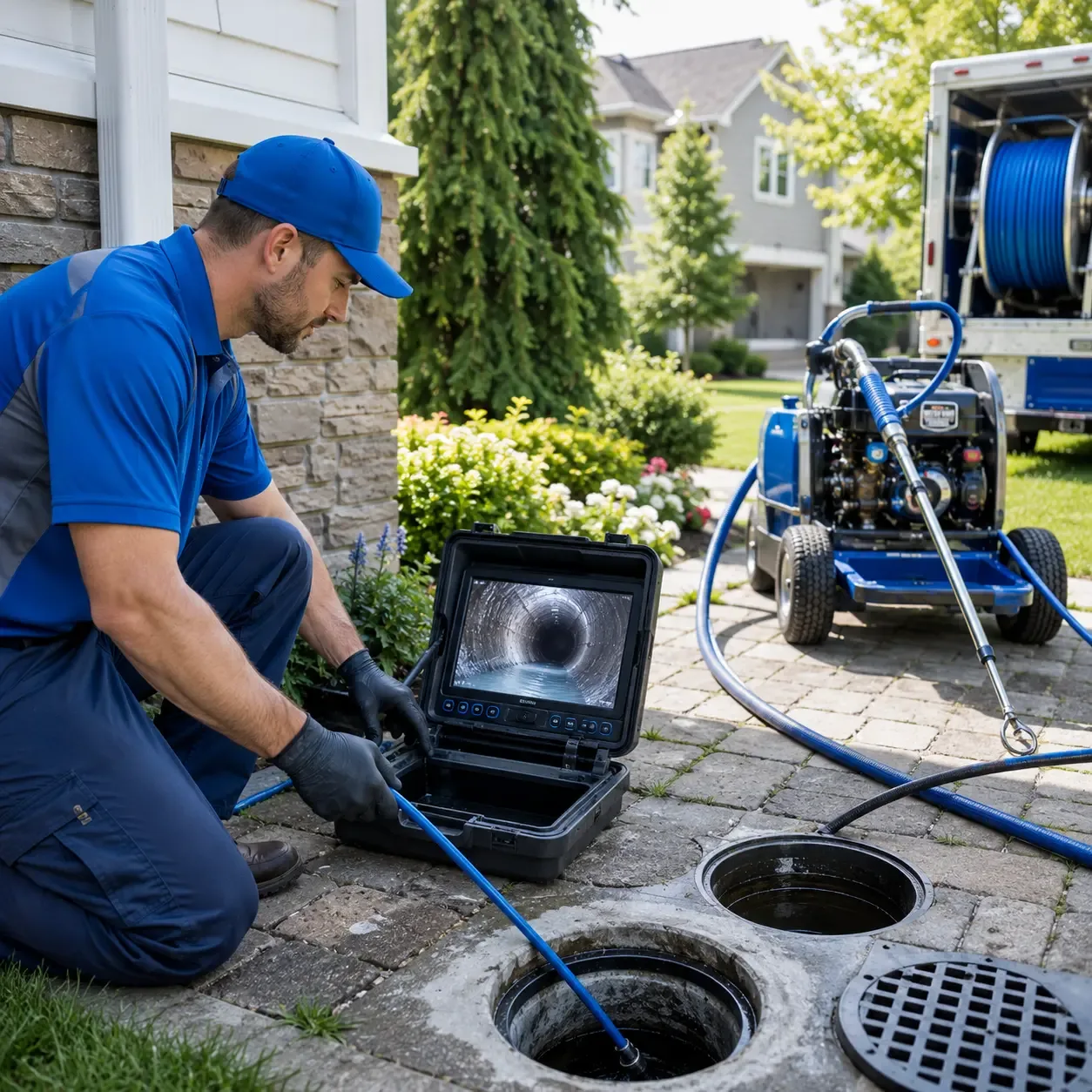 Outdoor drain cleaning professionals serving Hannibal, MO